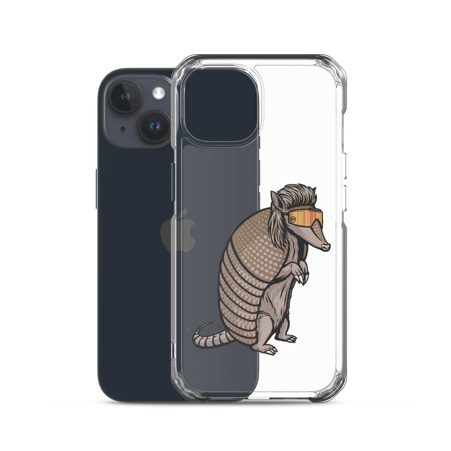 Armadillo Mullet iPhone Case - Clear