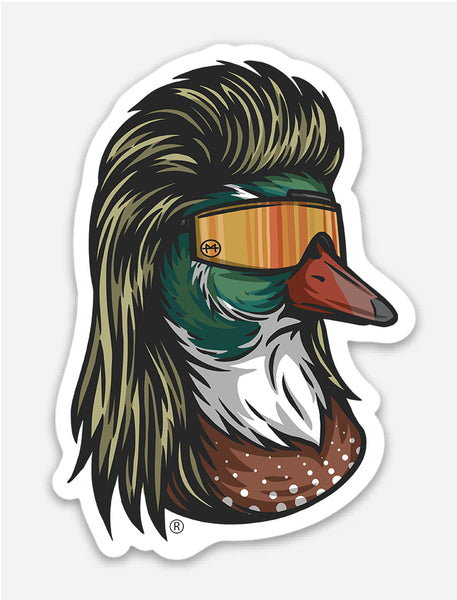 Duck Mullet Sticker