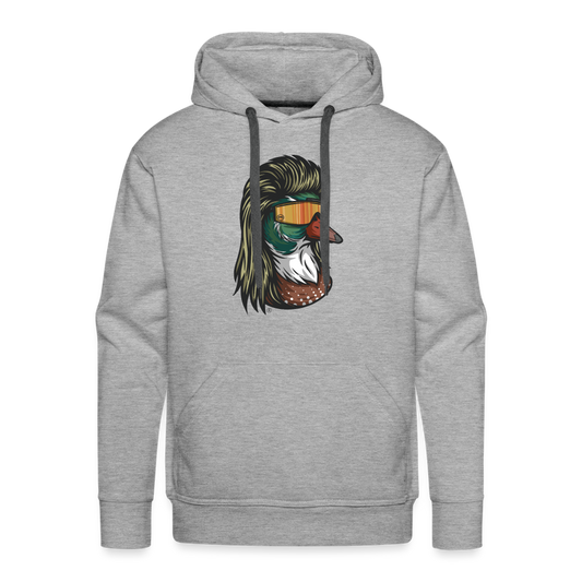 Duck Mullet Premium Hoodie - heather grey