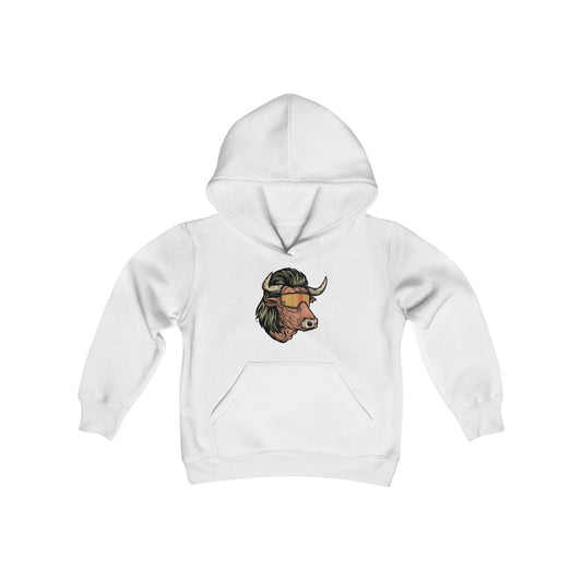 Bull Mullet Youth Hoodie