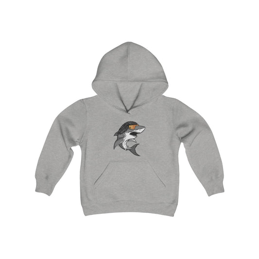 Shark Mullet Youth Hoodie