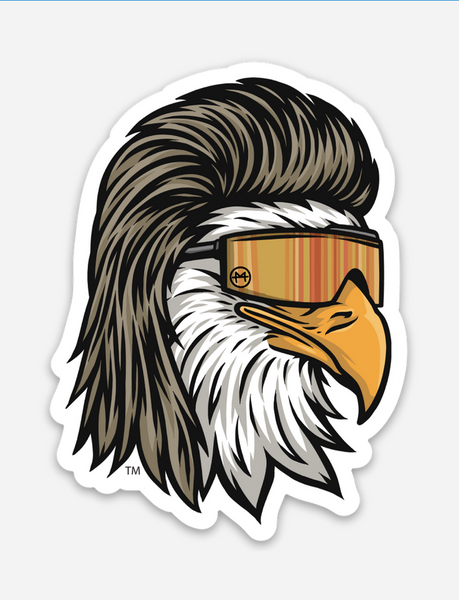 Eagle Mullet Sticker