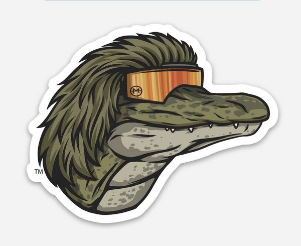 Gator Mullet Sticker