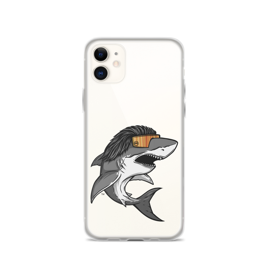 Shark Mullet iPhone Case - Clear