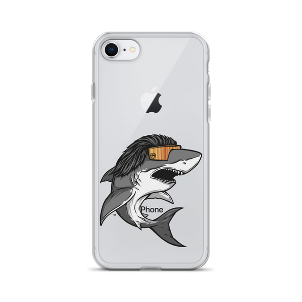 Shark Mullet iPhone Case - Clear