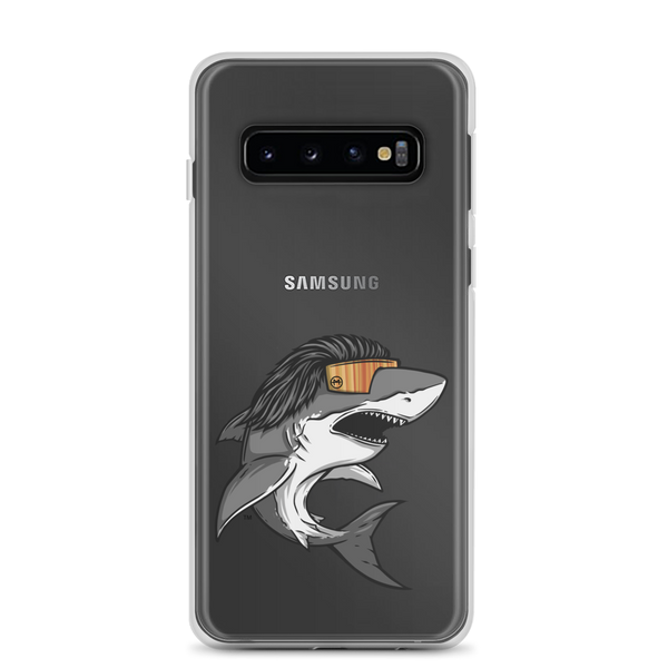 Shark Mullet Samsung Case - Clear