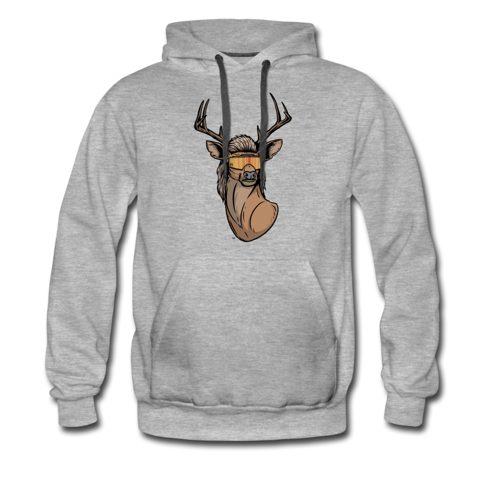 Deer Mullet 2.0 Premium Hoodie - heather gray