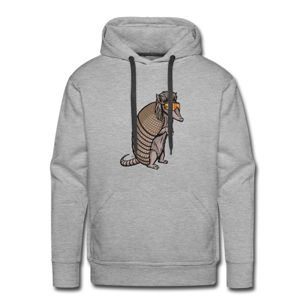 Armadillo Mullet Premium Hoodie - heather grey