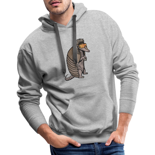 Armadillo Mullet Premium Hoodie - heather grey