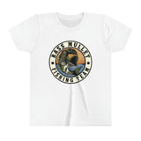 Bass Mullet Fishing Team Badge Youth Tee