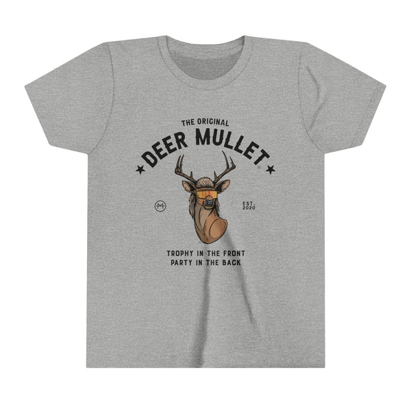The Original Deer Mullet Motto Color Youth Tee