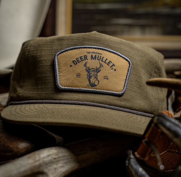 Deer Mullet Brand Rope Hat - Loden/Gray