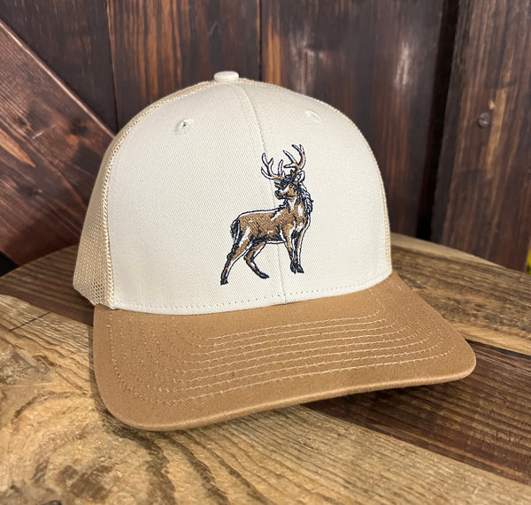Deer Mullet Stance Hat - Cream/Khaki/Tan
