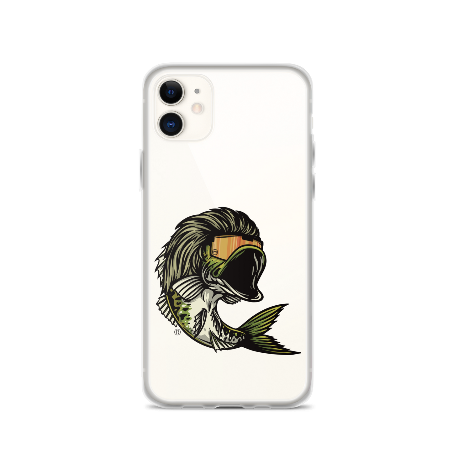 Bass Mullet iPhone Case - Clear