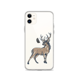 Deer Mullet Standing iPhone® Case - Clear