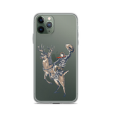 Deer Mullet Cowboy iPhone® Case - Clear