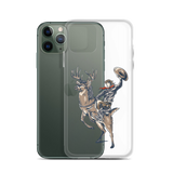 Deer Mullet Cowboy iPhone® Case - Clear