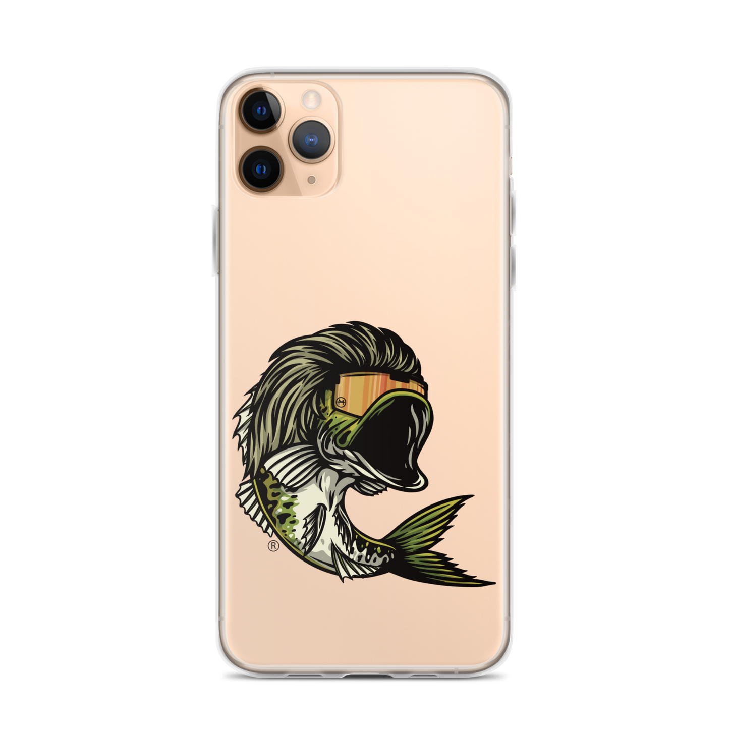 Bass Mullet iPhone Case - Clear