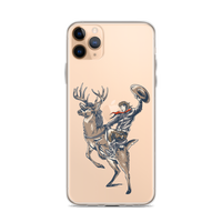 Deer Mullet Cowboy iPhone® Case - Clear