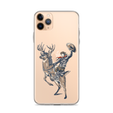 Deer Mullet Cowboy iPhone® Case - Clear