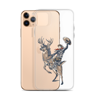 Deer Mullet Cowboy iPhone® Case - Clear