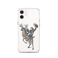 Deer Mullet Cowboy iPhone® Case - Clear