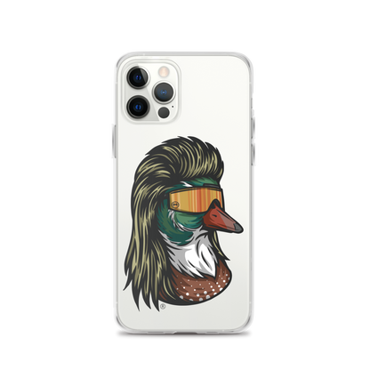 Duck Mullet iPhone Case - Clear