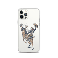 Deer Mullet Cowboy iPhone® Case - Clear