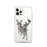 Deer Mullet Cowboy iPhone® Case - Clear