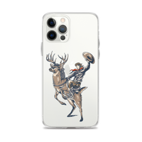 Deer Mullet Cowboy iPhone® Case - Clear