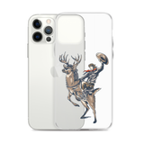 Deer Mullet Cowboy iPhone® Case - Clear