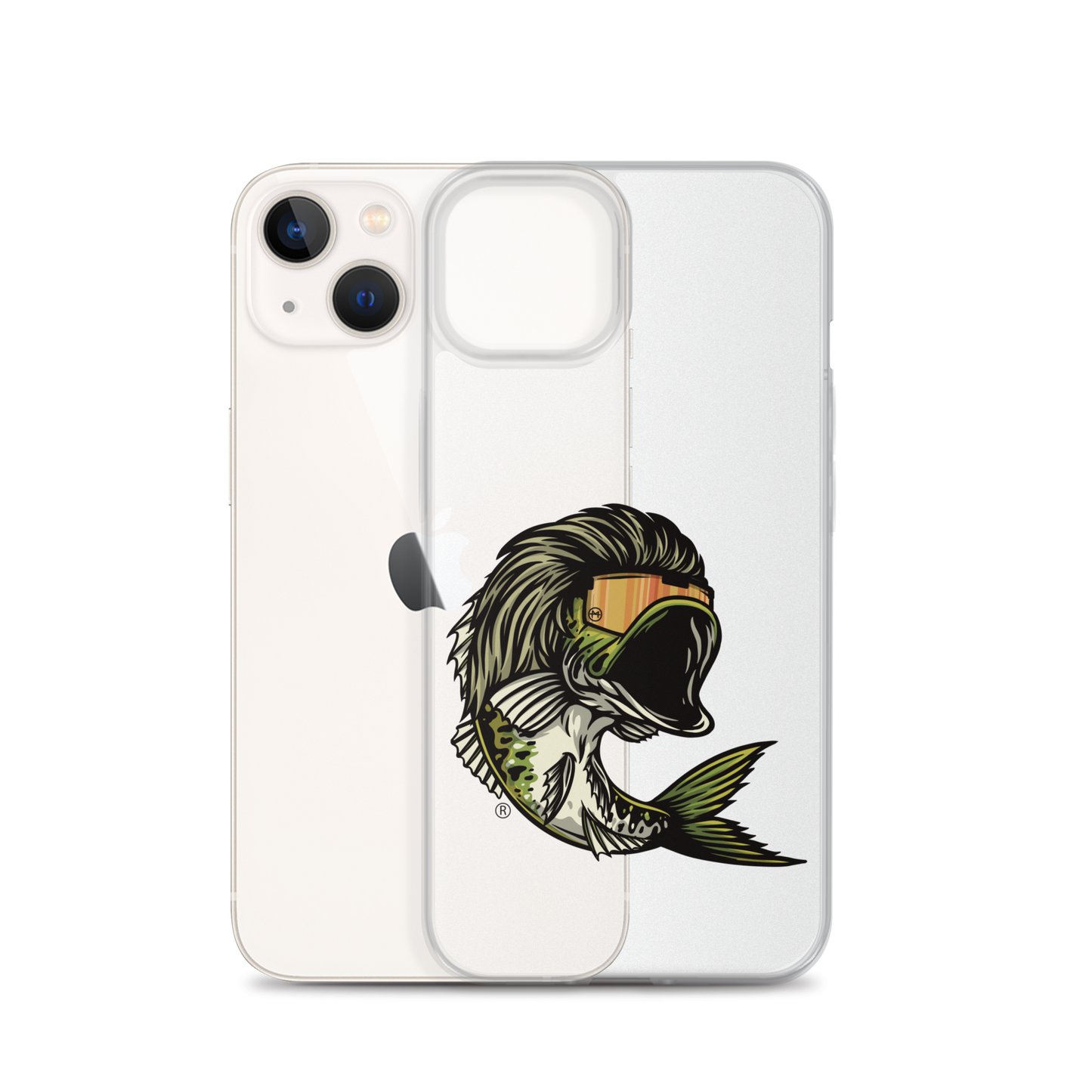 Bass Mullet iPhone Case - Clear