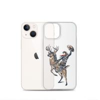 Deer Mullet Cowboy iPhone® Case - Clear