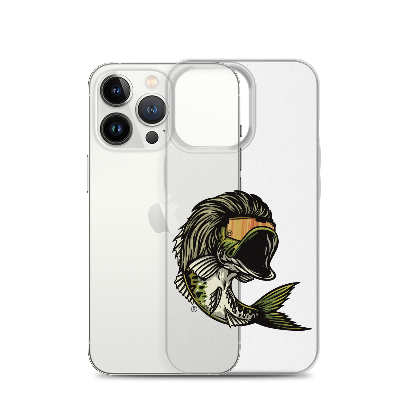 Bass Mullet iPhone Case - Clear