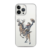 Deer Mullet Cowboy iPhone® Case - Clear