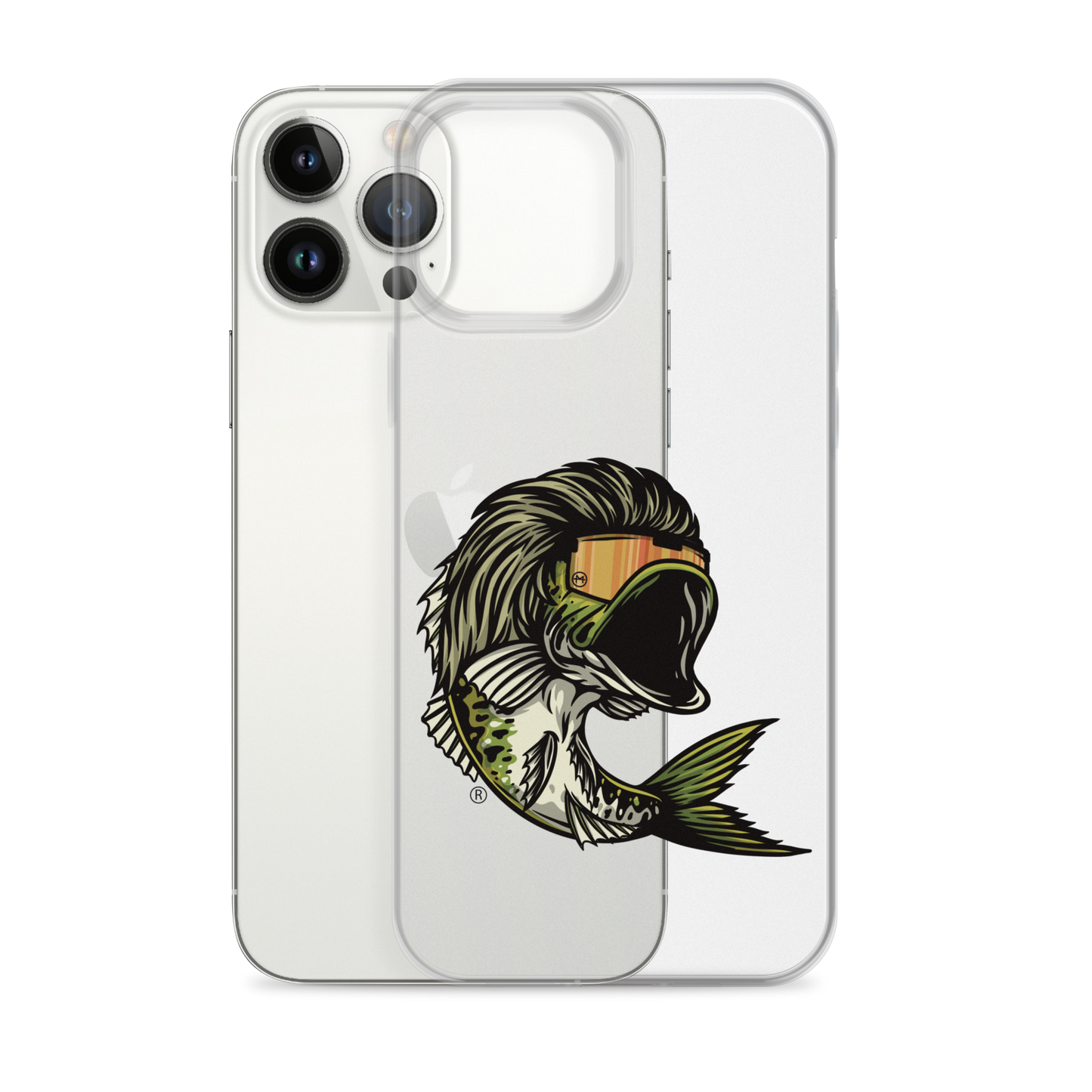 Bass Mullet iPhone Case - Clear
