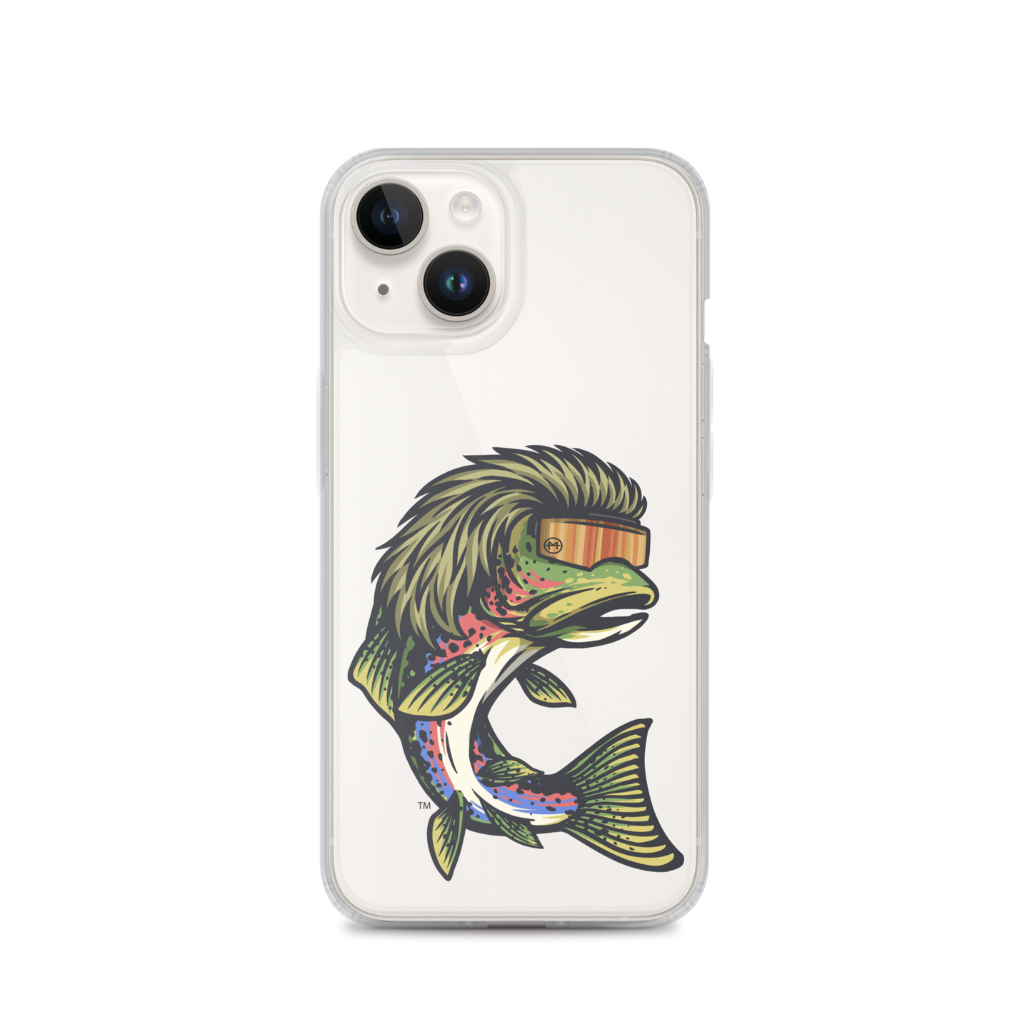 Trout Mullet iPhone Case - Clear