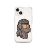 Chocolate Lab Mullet iPhone Case - Clear