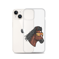 Horse Mullet iPhone Case - Clear