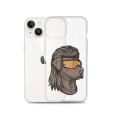 Chocolate Lab Mullet iPhone Case - Clear