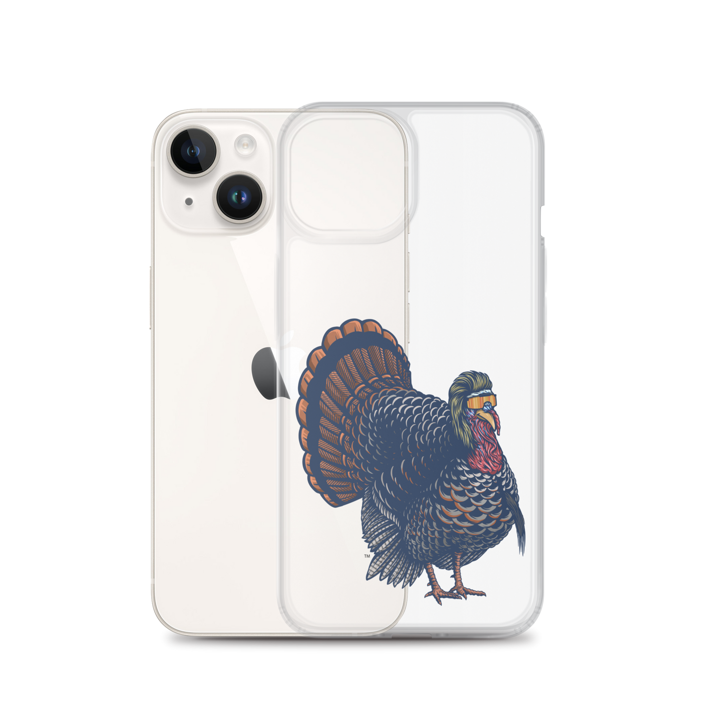 Turkey Mullet iPhone Case - Clear