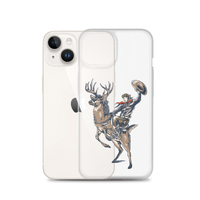 Deer Mullet Cowboy iPhone® Case - Clear