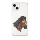 Horse Mullet iPhone Case - Clear