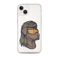 Chocolate Lab Mullet iPhone Case - Clear