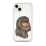 Chocolate Lab Mullet iPhone Case - Clear