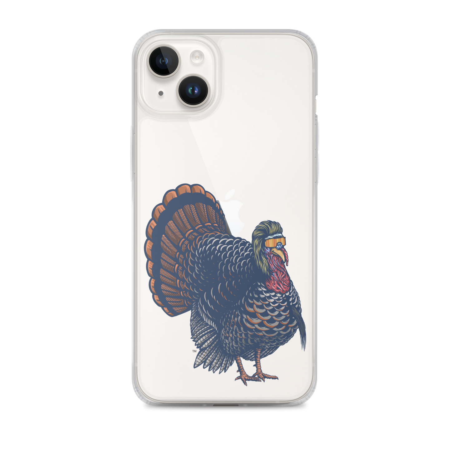 Turkey Mullet iPhone Case - Clear