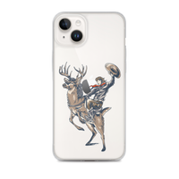 Deer Mullet Cowboy iPhone® Case - Clear