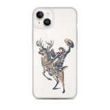 Deer Mullet Cowboy iPhone® Case - Clear