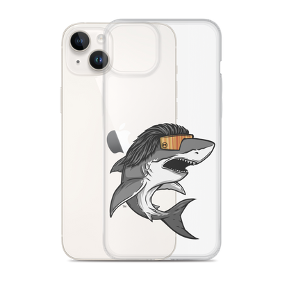 Shark Mullet iPhone Case - Clear