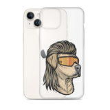 Yellow Lab Mullet iPhone Case - Clear